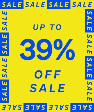 Etiket tasarımında% 39 'a kadar indirim var. Süper İndirim fiyat tabelası. Özel teklif sembolü. İndirim rozeti mağaza ve satış afişleri için mükemmel tasarımı şekillendirir.