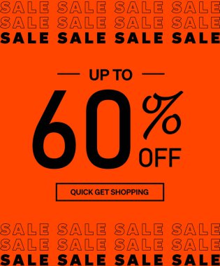 Alışveriş Günü Posteri 'nde% 60' a kadar indirim var. Ya da hediye kutulu afiş. Sosyal medya ve web sitesi için satış afişi şablonu tasarımı. Özel Satış Kampanyası ya da Terfi. Çabuk İndirim Al.