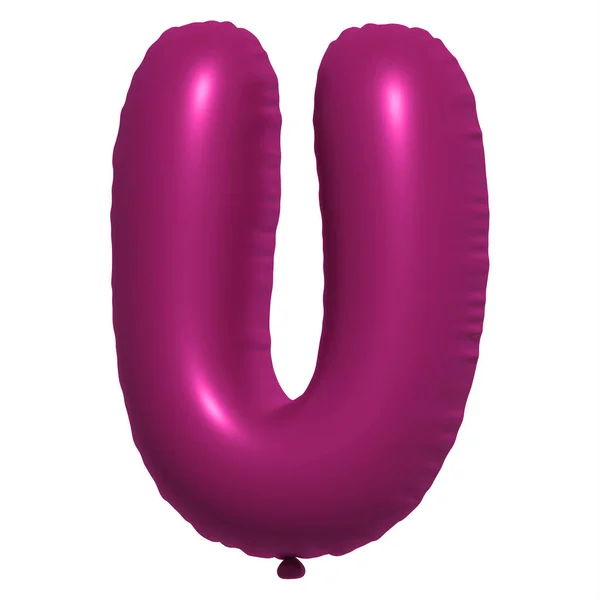 Engelska Alfabetet Bokstäver Ballonger Text Uppblåsbar Heliumballong Lila Ballong Typsnitt — Stockfoto