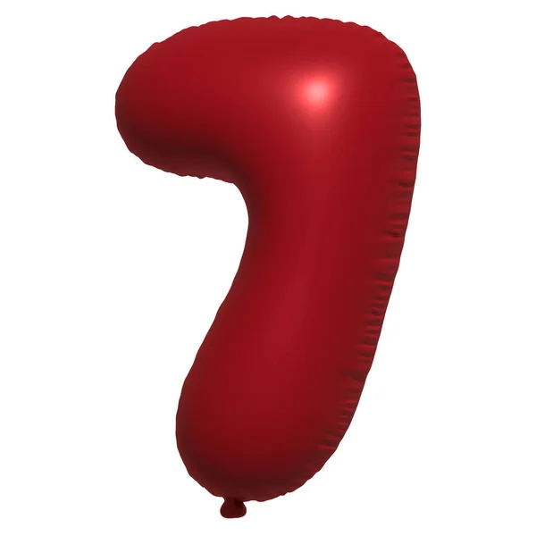 Englisches Alphabet Anzahl Luftballons Text Aufblasbarer Heliumballon Red Ballon Fonts — Stockfoto