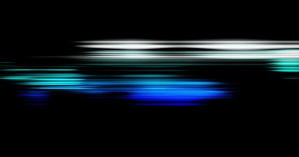 Abstrakter dunkelblauer Hintergrund mit dynamischen 3D-Linien. — Stockvideo