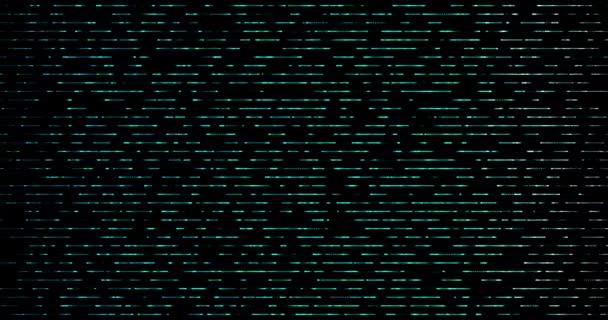 Abstract donkerblauwe achtergrond met dynamische 3d lijnen. — Stockvideo