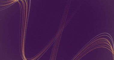 Dinamik 3d çizgileri olan soyut mor arkaplan.