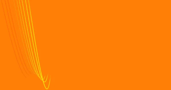Αφηρημένο πορτοκαλί φόντο με δυναμικές 3d γραμμές. — Φωτογραφία Αρχείου