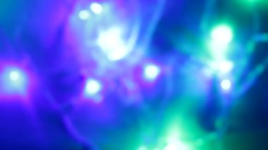 Noel çelengi Bokeh, parlak hareketlerin arka planı bulanık Bokeh