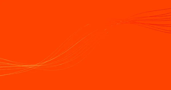 Abstract orange background with dynamic 3d lines.