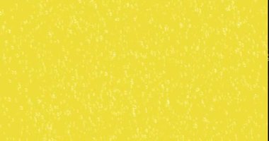 Sarı arkaplandaki 3 boyutlu bira kabarcıkları, şeffaf kabarcıklar yukarı hareket ediyor, tasarımcı için bir şablon. 4k video arkaplanı. görüntüler