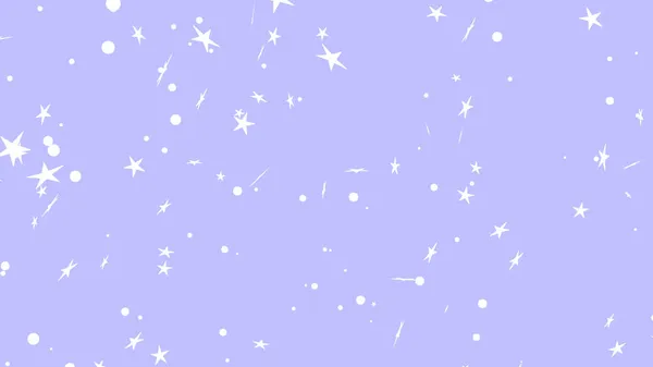 Blue Christmas Abstract Background Particles Bokeh Snow Stars Light Violet — Stock Photo, Image