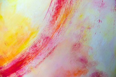 Tuval üzerinde soyut gouache vuruşları, fırça darbeleri. sanatçı dokusu.