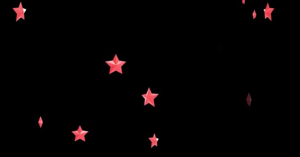 images d'astérisques flocons de neige sur fond noir 4k 3D. Nouvel an, joyeux Noël, vacances, hiver, nouvelle année, flocon de neige, modèle pour l'édition. mode mélange, mode superposition