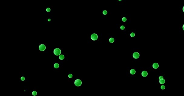 Coronavirus 2019 Ncov Grippestamm Und Pandemie Mikroben Und Mikroorganismen Mikroskop — Stockvideo