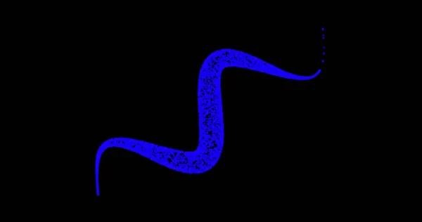 Tecnología abstracta líneas azules de puntos animados, círculos de partículas. modo de mezcla —  Fotos de Stock