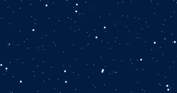 蓝色背景的白色雪花4K 快乐的圣诞节 假日的雪花 编辑模板 — 图库照片