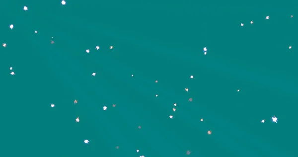 Mavi Noel Soyut Arka Plan Boyutlu Bokeh Kar Yıldız Parçacıkları — Stok fotoğraf