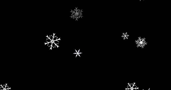 Белые снежинки на черном фоне 3D. Зима, снежинка, снег, праздничные снежинки. шаблон для редактирования.