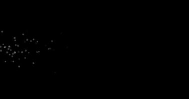 Siyah arka planda beyaz kar taneleri 4k 3D. Kış, kar tanesi, kar taneleri. Düzenleme için şablon. Karıştırma kipi