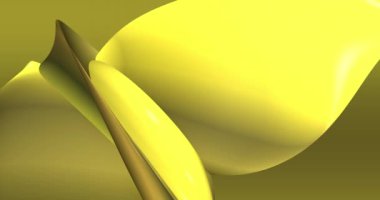 Soyut yeşil, bataklık, çimenli, dinamik yeşil 3D çizgileri olan sarı arkaplan. Döngülü görüntüler. Bitkisel renk çizgilerinin 3 boyutlu animasyonu. Modern video arkaplanı, canlandırılmış, ekran koruyucu, kopyalama alanı