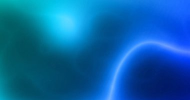 Mavi akuamarin soyut arka plan. Gürültülü, bulanık bir doku. Metin ve şablon için 3d satır akışı. Boşluğu kopyala