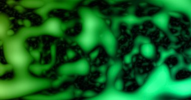 yeşil soyut arkaplan. Gürültülü, bulanık bir doku. Metin ve şablon için 3d satır akışı. Boşluğu kopyala