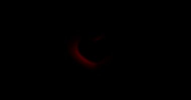Siyah arka planda kırmızı kalpler. Sevgililer günü, aşk, yıldönümü tatili, anneler günü, 8 Mart, kadınlar günü düğünü, davetiye kartı. 4K video kaydı. Harmanlama kipi