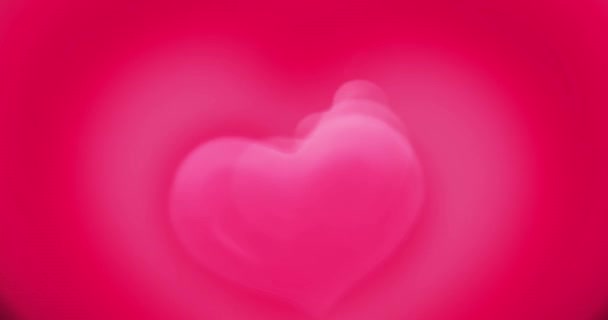 Red hearts. valentines day, love, like, anniversary holiday, mothers day, march 8, womens day wedding, invitation e-card. 4k video footage. blend mode — Stock Video