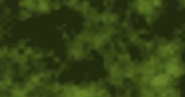 3D yeşil soyut arkaplan. Bulutlu gökyüzü dumanı, animasyon, hareket sıvısı arka plan, 3D canlandırma, VJ, DJ. 4 bin. Gürültü, yumuşak odak, seçici odak.