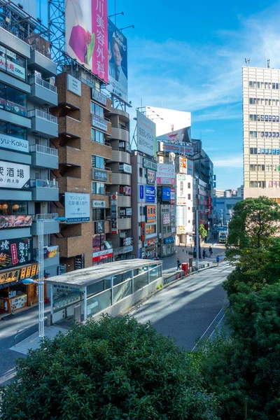東京都 9月14日2022年 東京品川エリアの通りと建物 — ストック写真