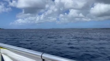 Tekneden denize ve adaya bak..