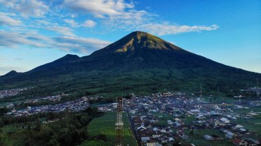 Sindoro Dağı 'nın doğal manzarası, Orta Cava, Endonezya