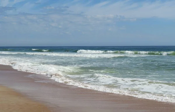 Bella Vista Sull Oceano Sulla Spiaggia Della Florida — Foto Stock