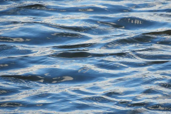 Light Blue Water Background Shine Water Waves Ripples — Stock Photo, Image