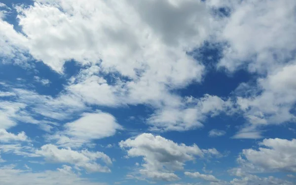 Krásné Mraky Pohled Modré Obloze — Stock fotografie