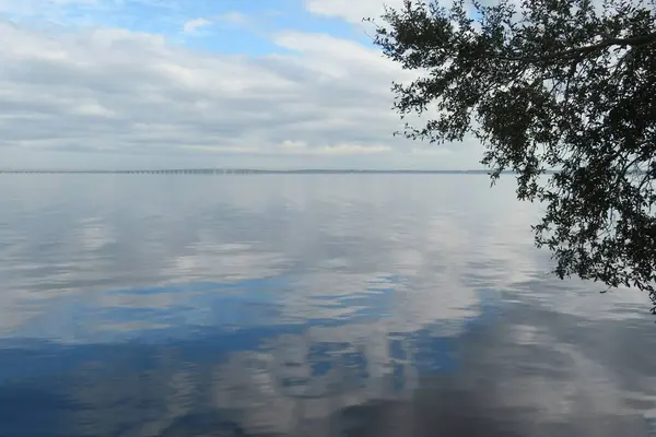 Belle Vue Sur Rivière Lac Nord Floride — Photo