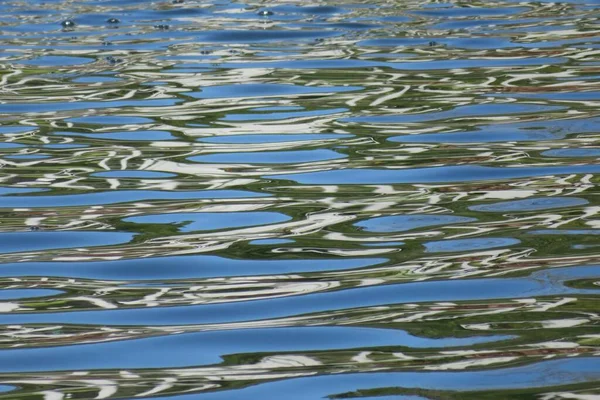 Closeup Azul Lago Água Fundo Textura — Fotografia de Stock