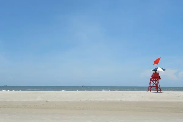 Lifeguards Watching Beach Atlantic Coast North Florida — 스톡 사진