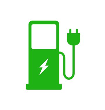 elektrikli araç şarj istasyonu simgesi