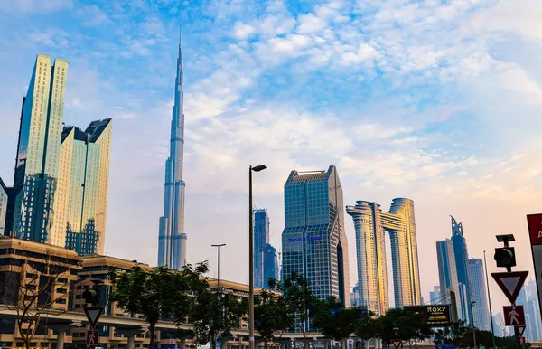 Dubai Verenigde Arabische Emiraten Oktober 2021 Prachtig Uitzicht Dubai Stad — Stockfoto