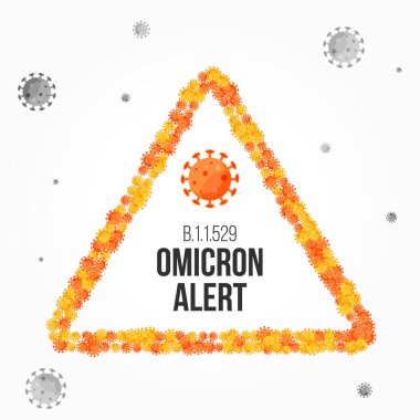 B1.529 Omicron Alarmı. Yeni B.1.529 COVID 19 salgını. WHO yeni virüs mutasyonunu Omikron olarak sınıflandırdı.