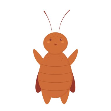 Gülümseyen hamamböceği sanatı.