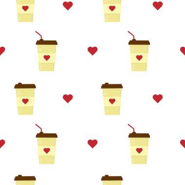 Karikatür kahve fincanı.