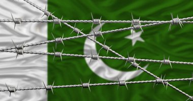 Ulusal bayraklar ve politika kavramı.