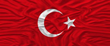 Ulusal bayrak ve dalgalı arkaplan