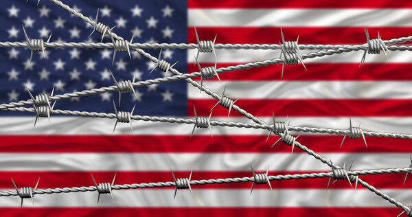 Флаг и политическая концепция США