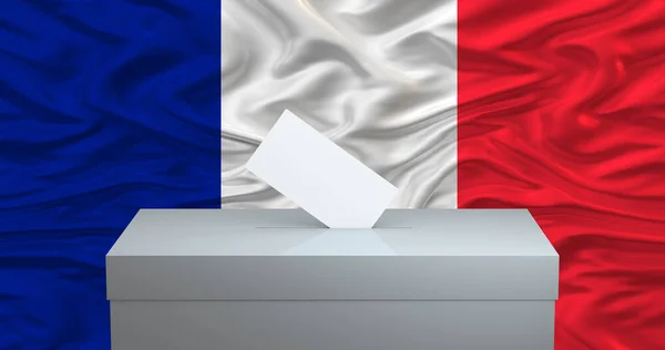 Drapeau France Vote — Photo