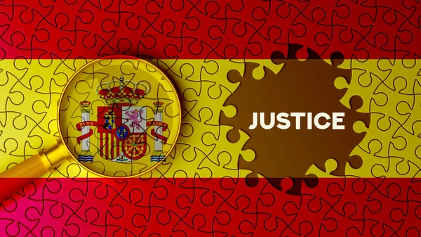 Concepto Bandera Nacional Justicia —  Fotos de Stock