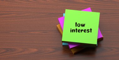 Yapışkan not ve iş konsepti