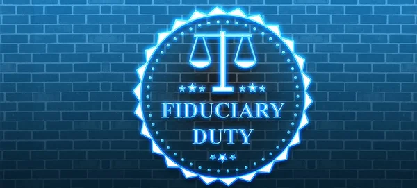Fiduciary Duty Law Lawyer Concept — Stockfoto