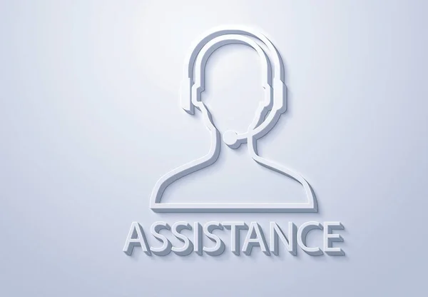 Solution Support Assistance Concept — Stockfoto