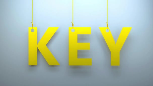 Video Concept Key Takeaways — Vídeo de stock
