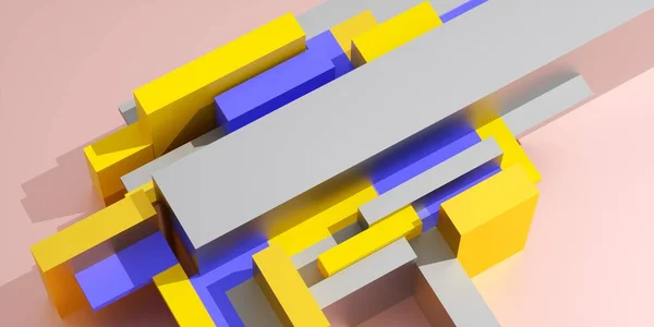 Абстрактні Кубики Фону — стокове фото